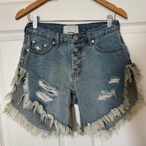 One teaspoon Frankie’s denim cut off shorts size 24